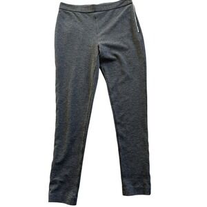 Kate‎ Spade Women's Pull On Crop Ponte Dress Pants Side Zip Dark Gray Size Small